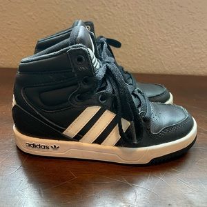 Kids Adidas Black Shoes Size 11